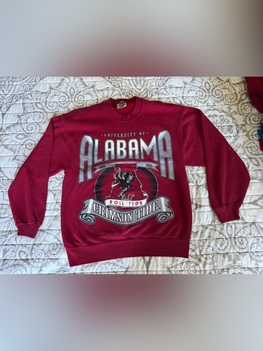 University of Alabama Crimson Tide Maroon Crewneck Sweatshirt